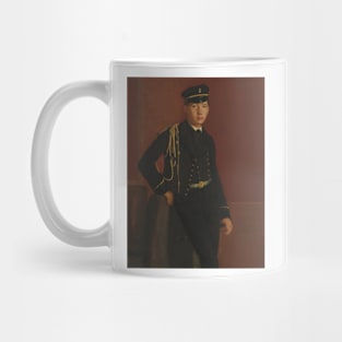 Achille De Gas in the Uniform of a Cadet by Edgar Degas Mug